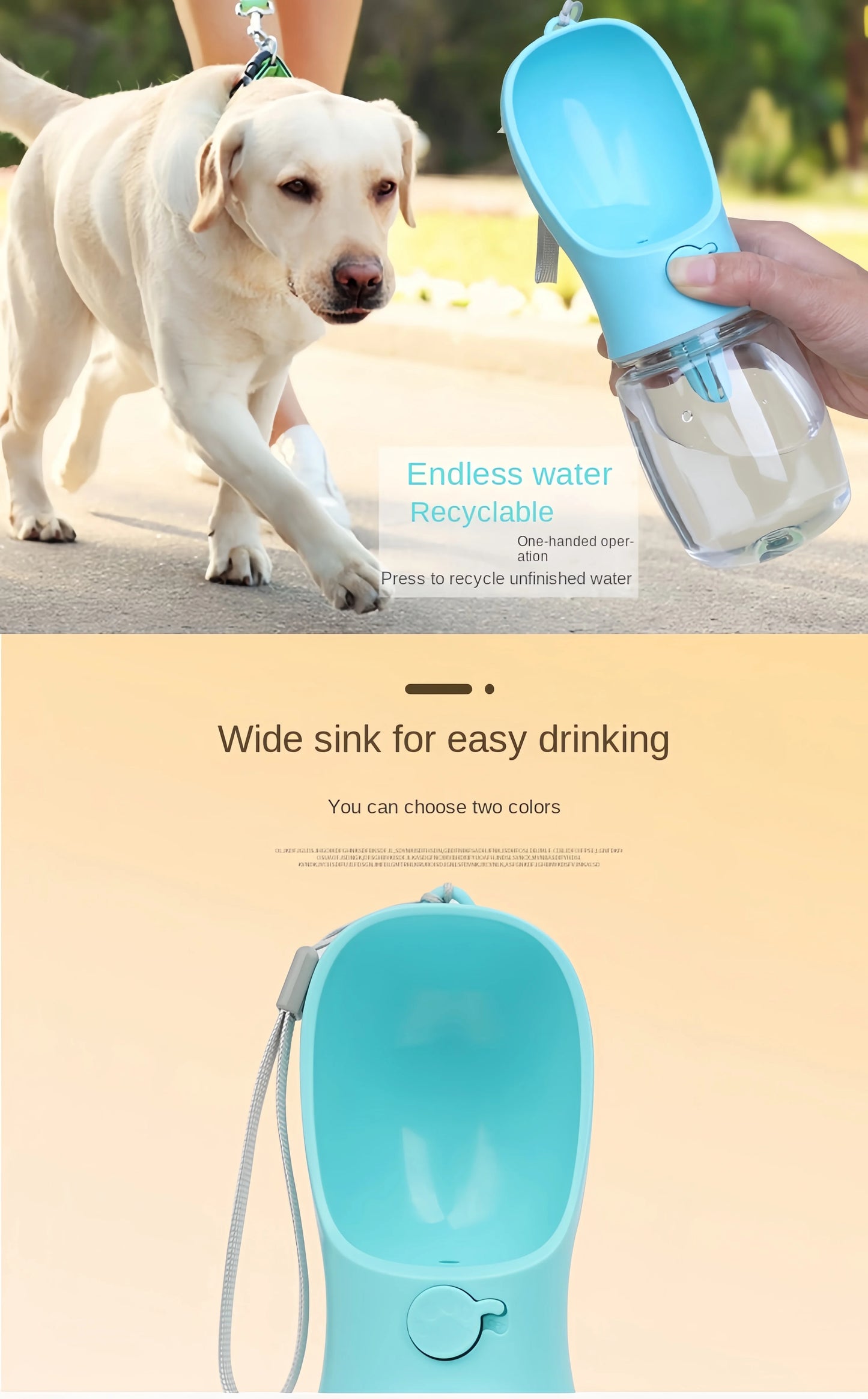 Pattes & Compagnie gourde tupperware pour chien