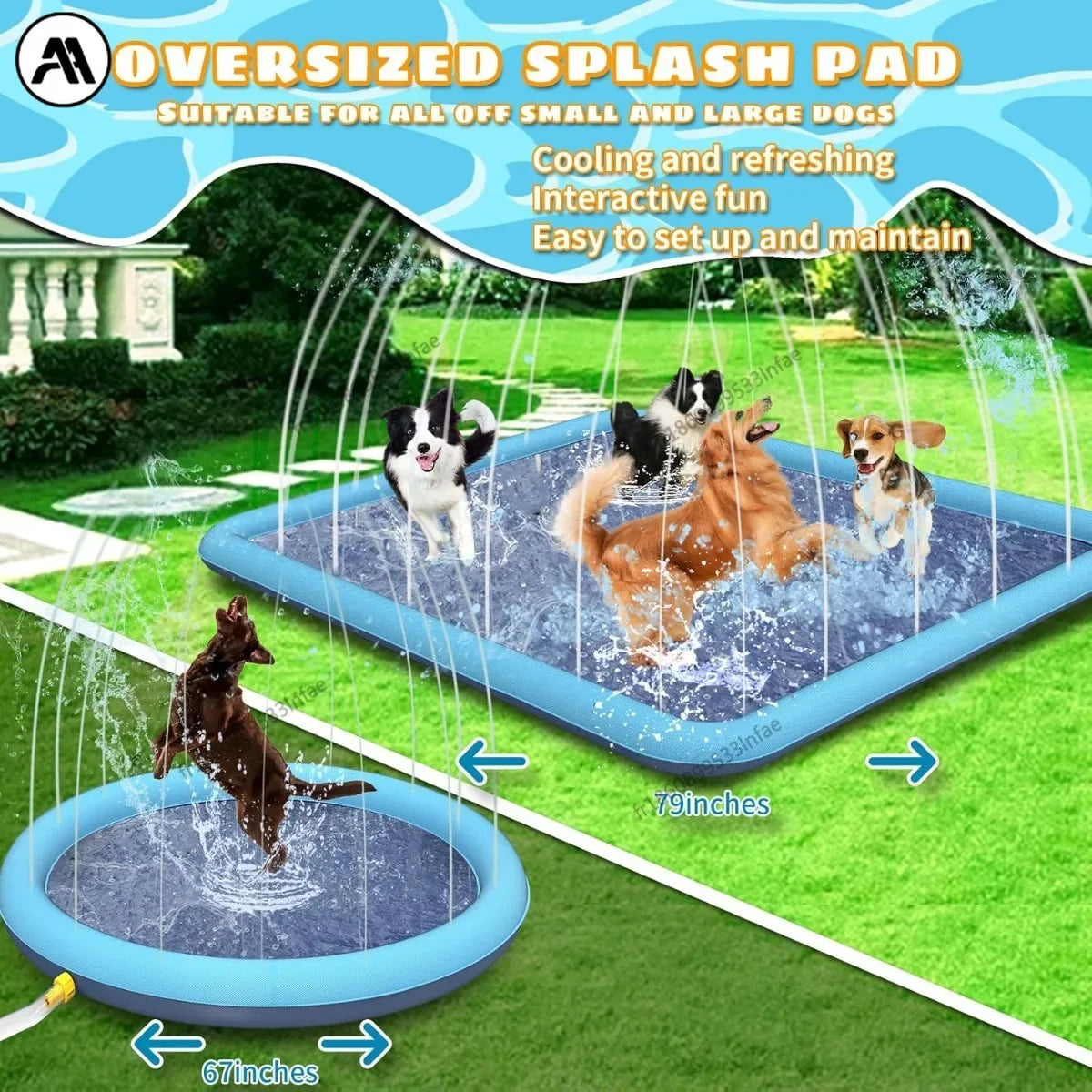 Pattes & compagnie pataugeoire pour chien