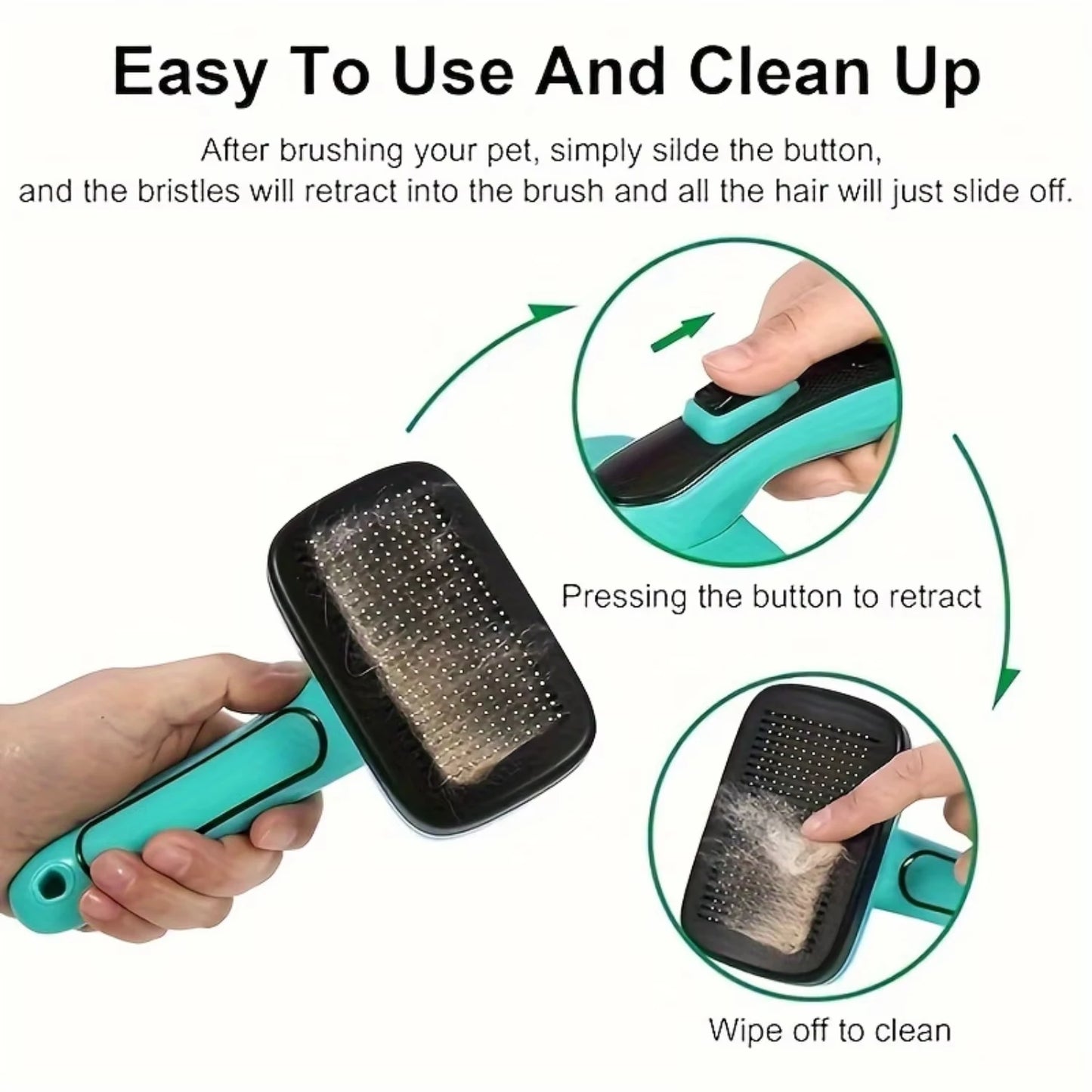 pattes & compagnie brosse a poile pour chat et chien