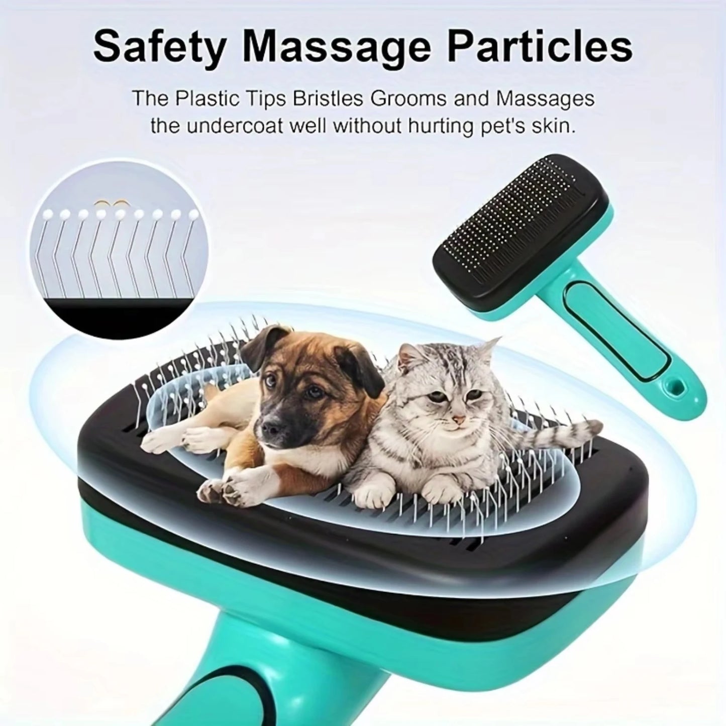 pattes & compagnie brosse a poile pour chat et chien